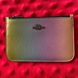 Coach Card Holder w/Zip
